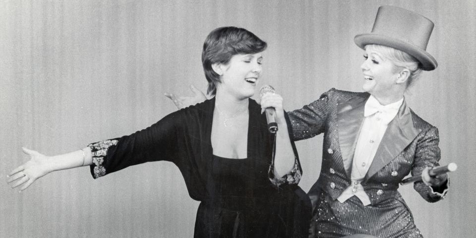 Две Звезды. Кэрри Фишер и Дебби Рейнольдс